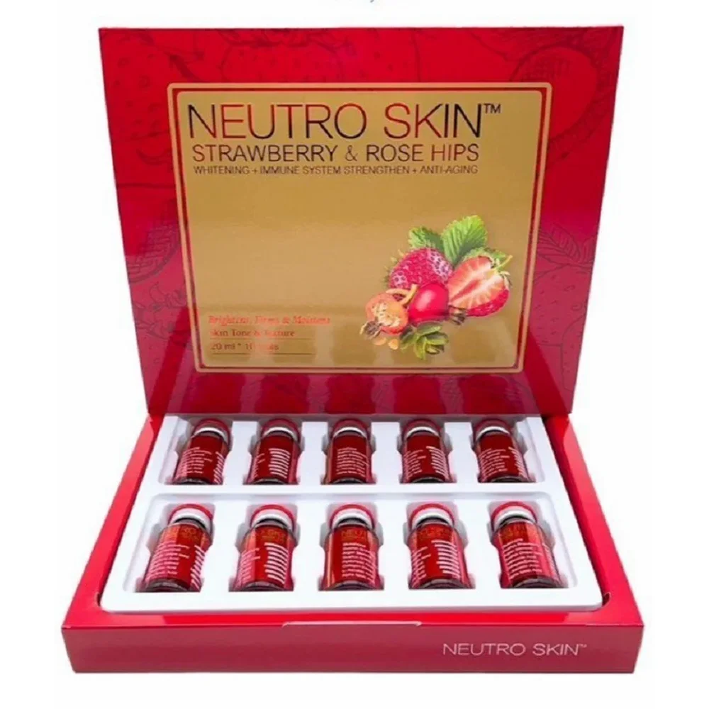 Neutro Skin Strawberry & Rose Hips Whitening Injection (10 x 20 ml vials)